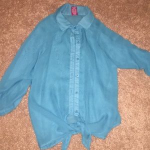 Girls sheer shirt